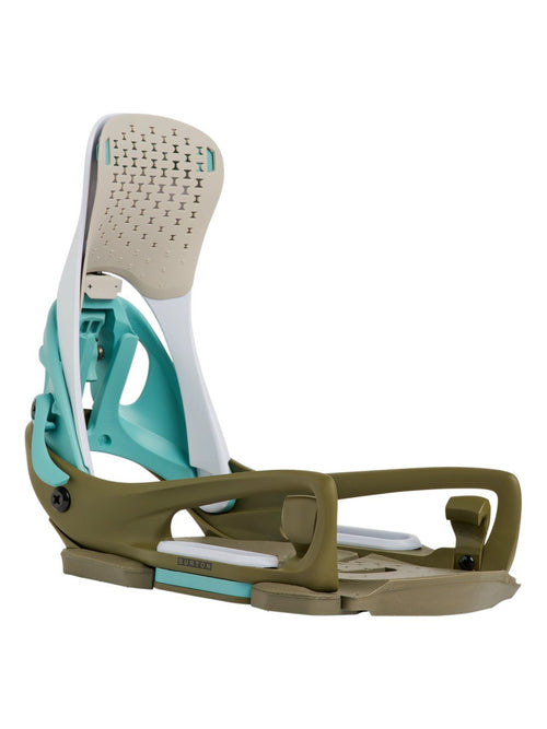 【Men】26/27モデル Men's Step On Genesis EST Snowboard Bindings #WHITE/DRIED MOSS [243761]｜BURTON