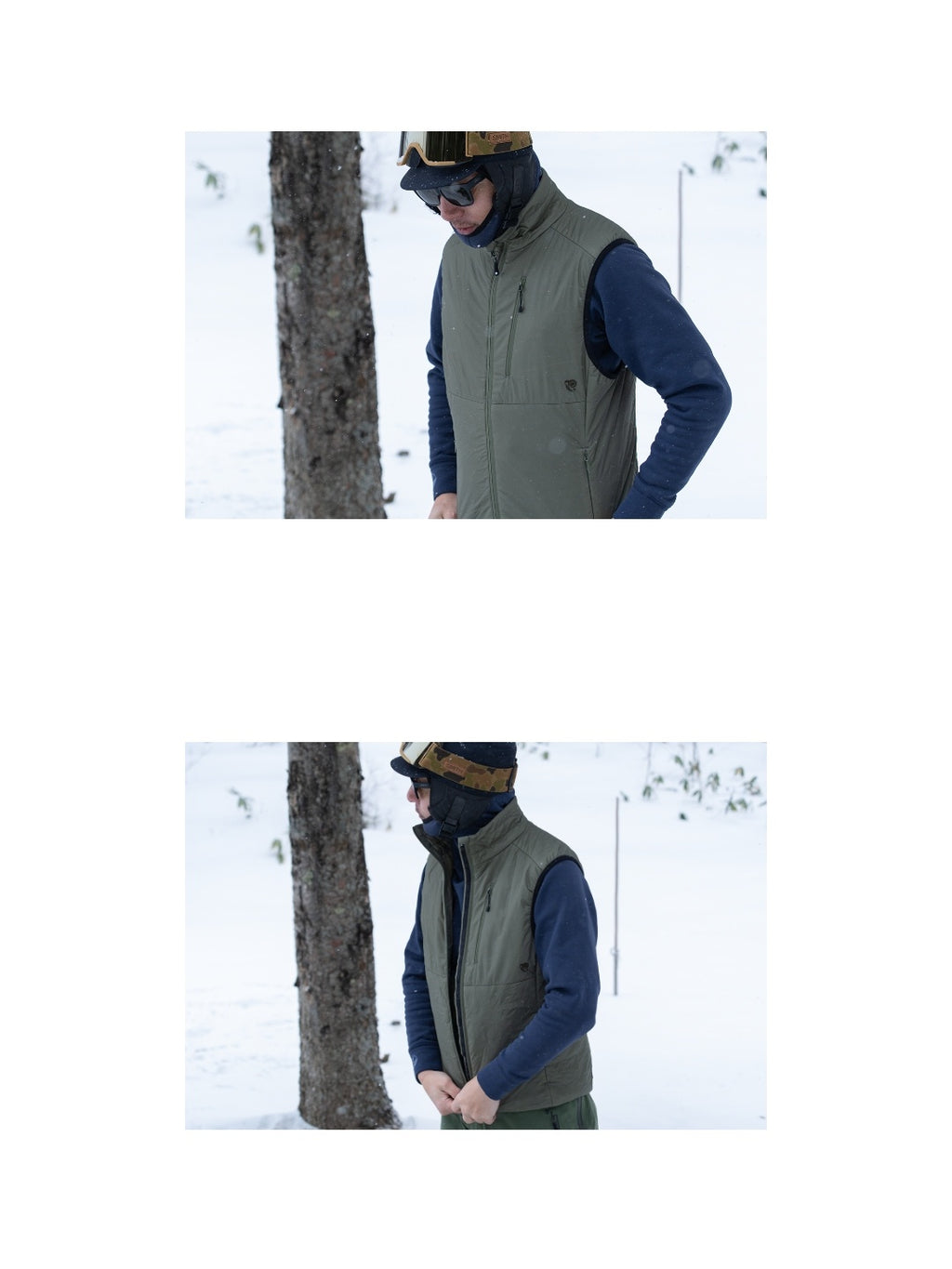 25/26モデル ISULATION VEST #STONE GRAY [PRM-26338]｜P.RHYTHM