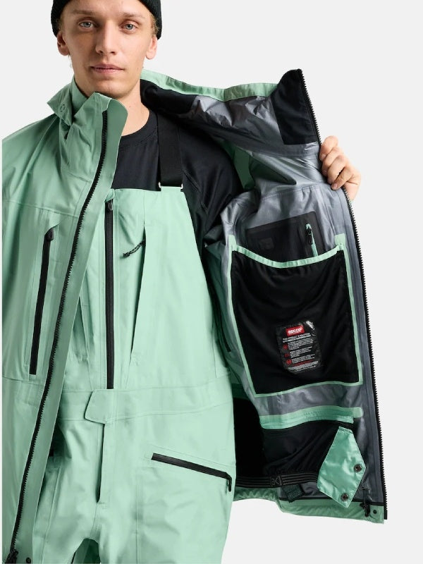 25/26モデル Men's [ak] Hover GORE‑TEX C-Knit 3L Stretch Jacket #SOFT SAGE [100131]｜BURTON