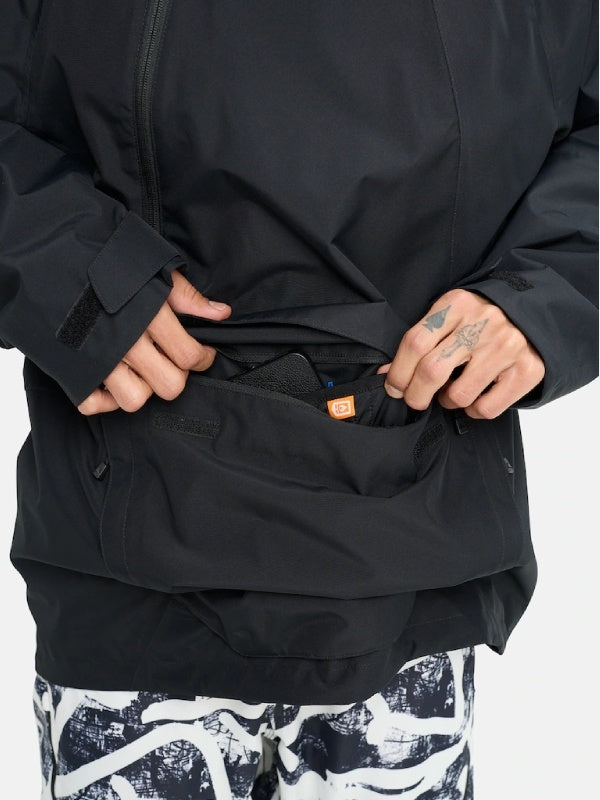 25/26モデル Men's Reserve 2L Relaxed Anorak Jacket #TRUE BLACK [302591]｜BURTON