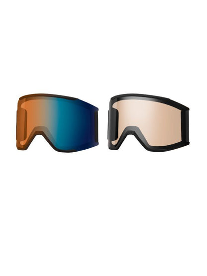 24/25モデル SQUAD MAG #Black / CP PRO PHOTOCHROMIC BLUE MIRROR / CP STORM AMBER [01027504]｜SMITH