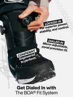 【Men】26/27モデル Men's Photon BOA Snowboard Boots Wide #CHINCHILLA GRAY [150861]｜BURTON