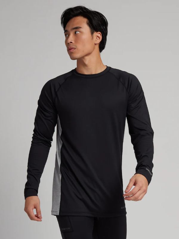 MDWT X Base Layer Crew #T Blk/Gry Hthr [221921]｜BURTON