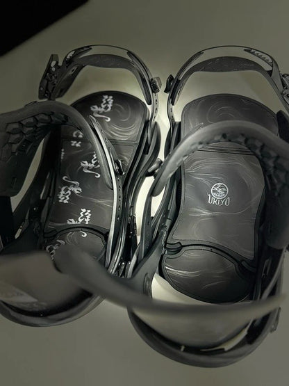 24/25モデル UKIYO x FLUX Bindings #BLACK｜Ukiyo Snowboard