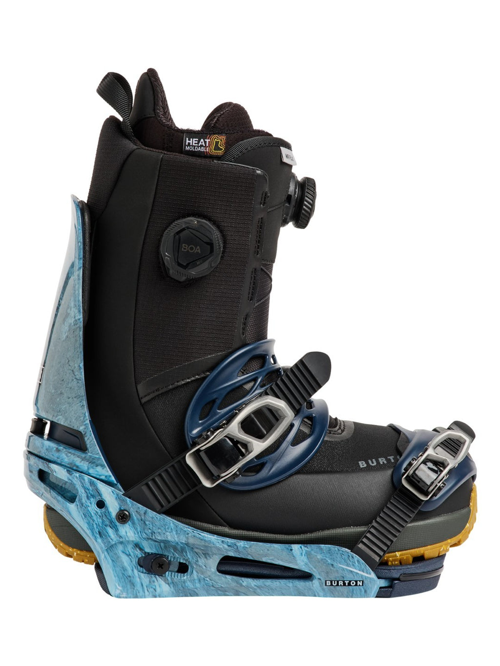 【Men】26/27モデル Men's Cartel X Re:Flex Snowboard Bindings #MARBLED STONE [222301]｜BURTON