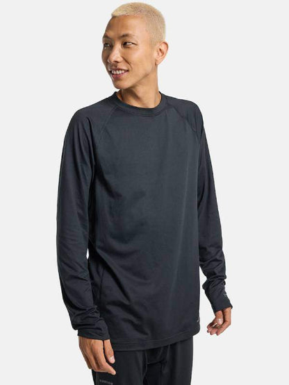 24/25モデル Men's Midweight Base Layer Crewneck  #True Black [102571]｜BURTON