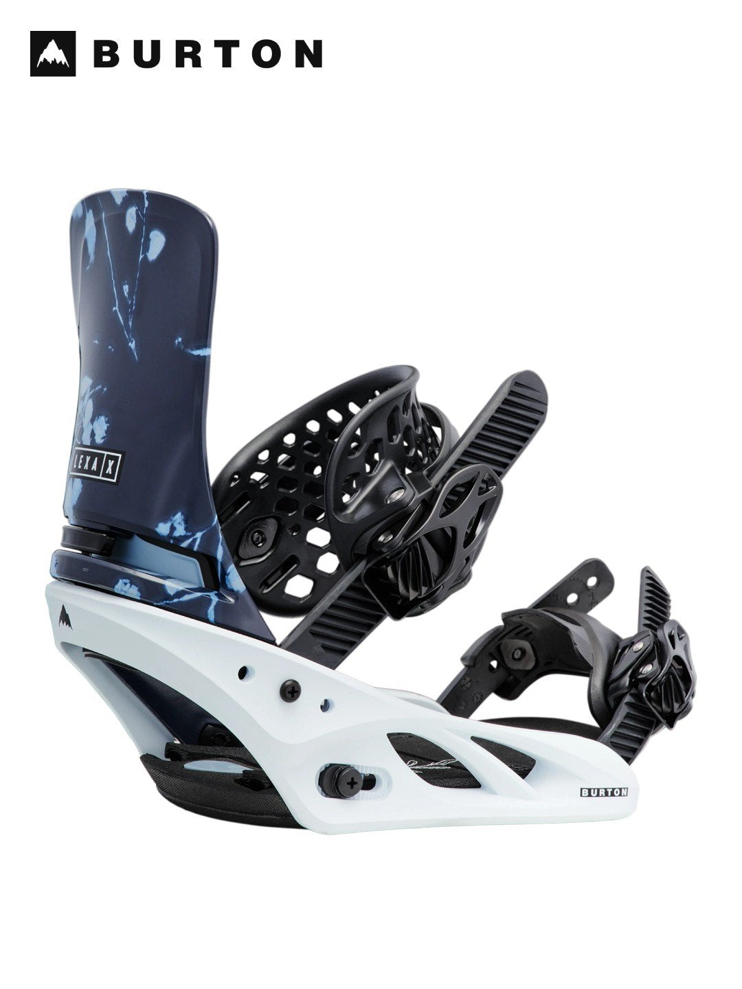 【Women】26/27モデル Women's Lexa X Re:Flex Snowboard Bindings #CYANOTYPE FLORAL/WHITE [222311]｜BURTON