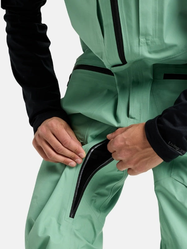 25/26モデル Men's [ak] Freebird GORE‑TEX 3L Bib Pants #SOFT SAGE [100241]｜BURTON