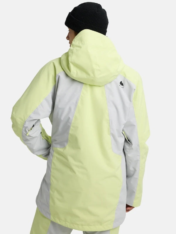 25/26モデル Men's Reserve 2L 3-In-1 Jacket #GLOW YELLOW GREEN/GRAY CLOUD [304841]｜BURTON