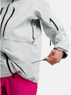 25/26モデル Men's [ak] Hover GORE‑TEX C-Knit 3L Stretch Jacket #GRAY CLOUD [100131]｜BURTON