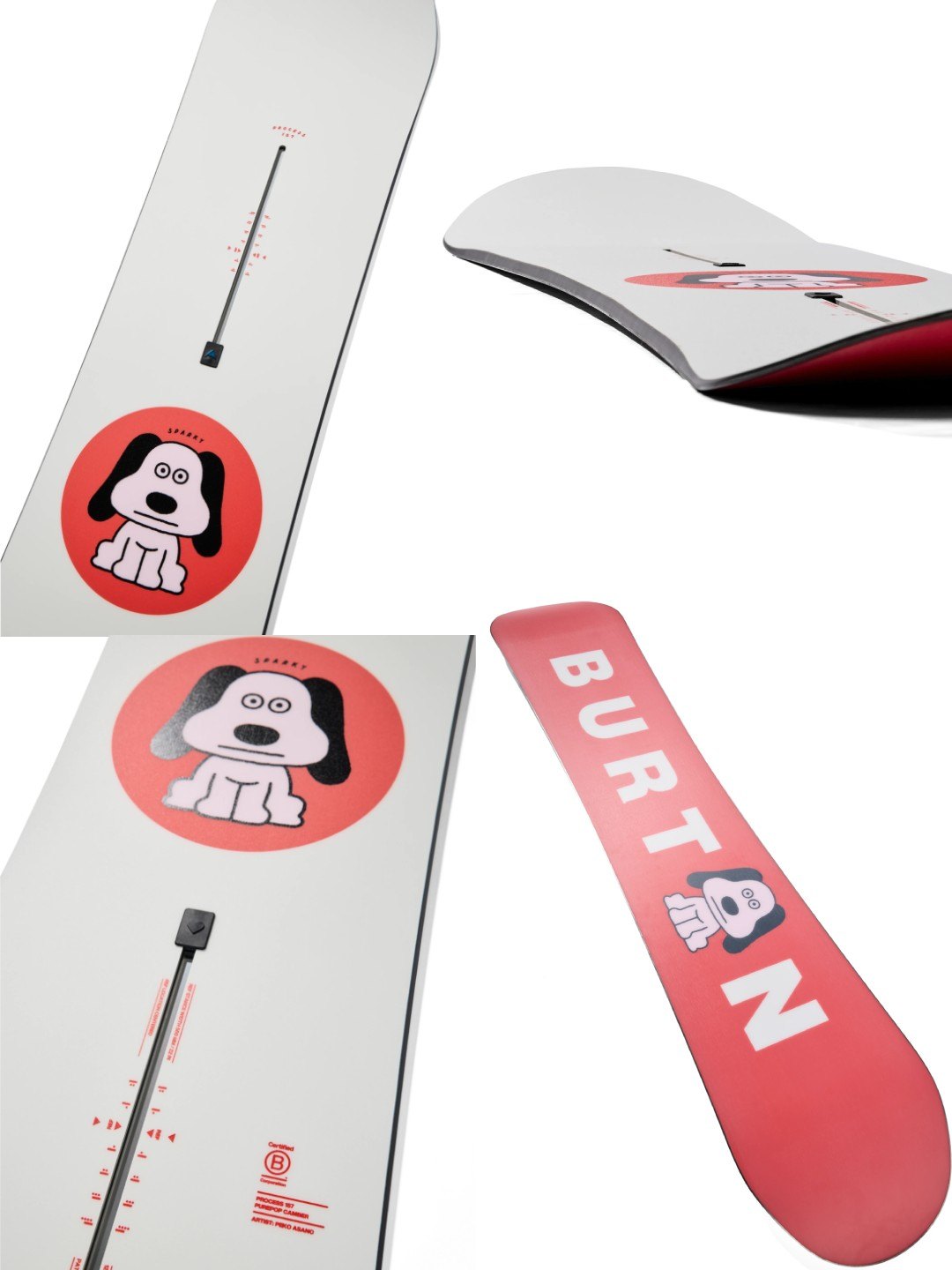 【オリジナルニットカバー付】【Men】26/27モデル Men's Process Snowboard #GOOD DOG [106921] 【大型商品】｜BURTON