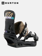 25/26モデル Men's Malavita Re:Flex Snowboard Bindings  #Black  [105491]｜BURTON