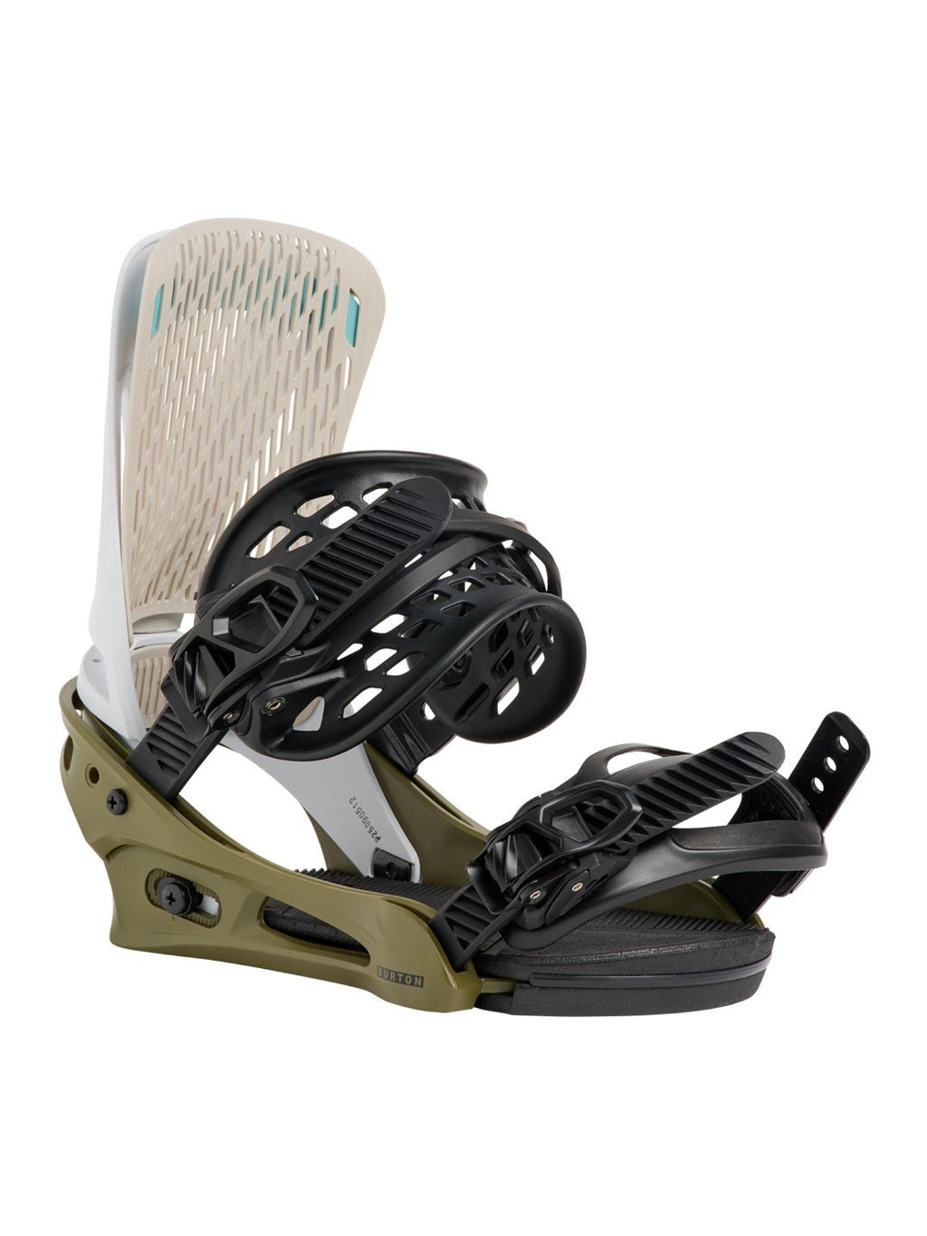 【Men】26/27モデル Men's Genesis Re:Flex Snowboard Bindings #WHITE/DRIED MOSS [105471]｜BURTON