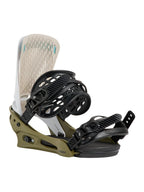 【Men】26/27モデル Men's Genesis Re:Flex Snowboard Bindings #WHITE/DRIED MOSS [105471]｜BURTON
