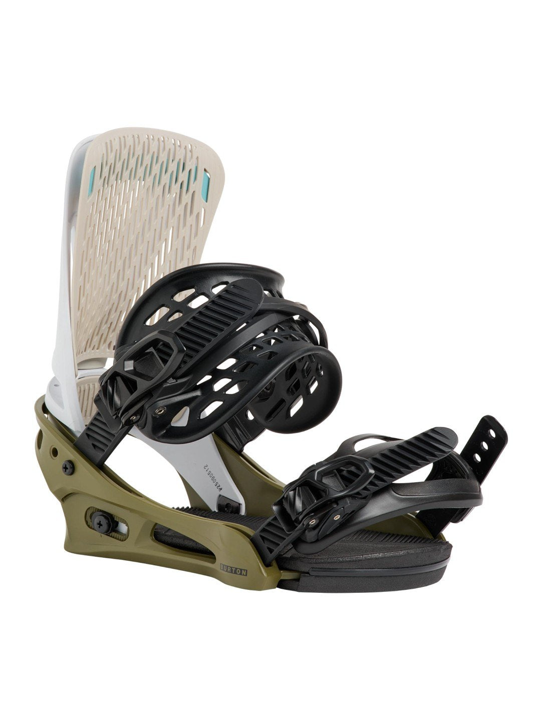 【Men】26/27モデル Men's Genesis Re:Flex Snowboard Bindings #WHITE/DRIED MOSS [105471]｜BURTON