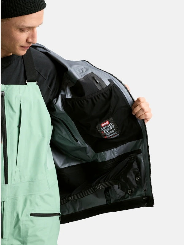 25/26モデル Men's [ak] Hover GORE‑TEX C-Knit 3L Stretch Jacket #TRUE BLACK [100131]｜BURTON