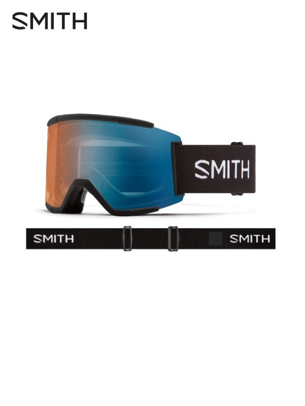 24/25モデル SQUAD XL #Black / CP PRO PHOTOCHROMIC BLUE MIRROR [01027507]｜SMITH