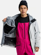 25/26モデル Men's [ak] Hover GORE‑TEX C-Knit 3L Stretch Jacket #GRAY CLOUD [100131]｜BURTON
