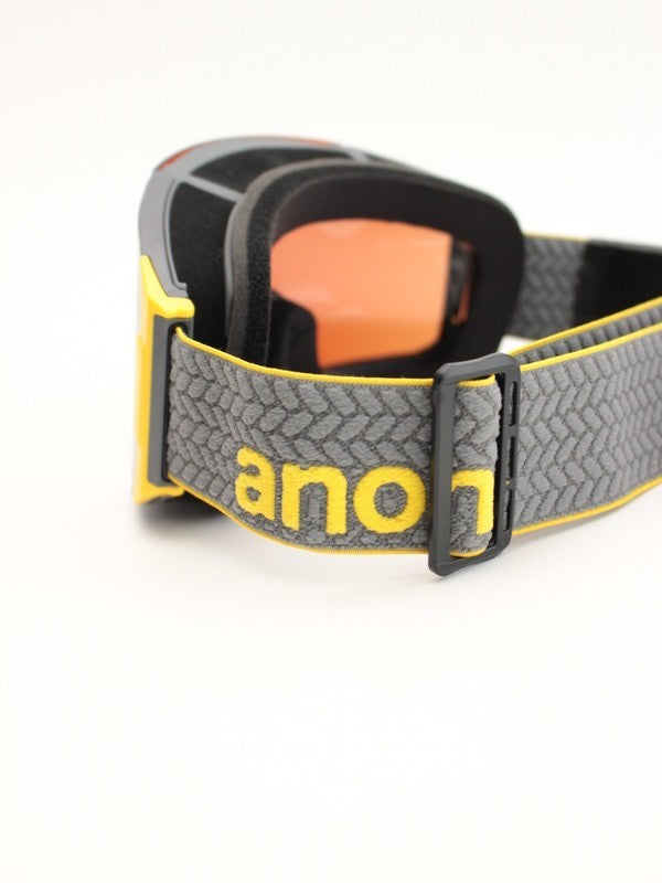 24/25モデル Sync Low Bridge Fit Goggles Bonus Lens  #Slate/Perceive Sunny Bronze [215081]｜ANON