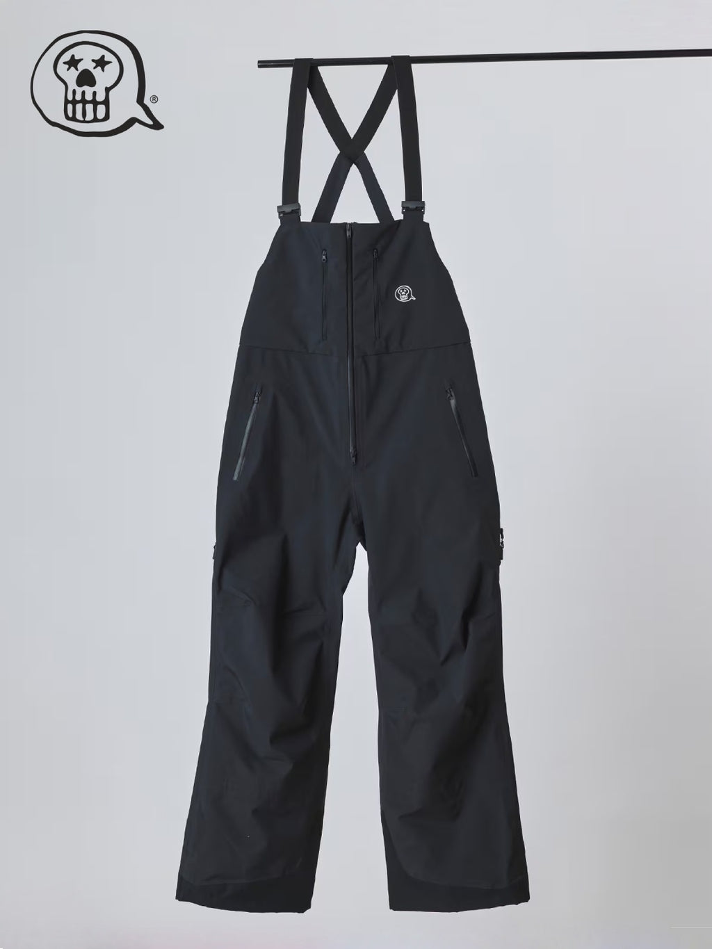 25/26モデル GENTLE BIB PANTS WIDE FIT #BLACK｜unfudge outerwear