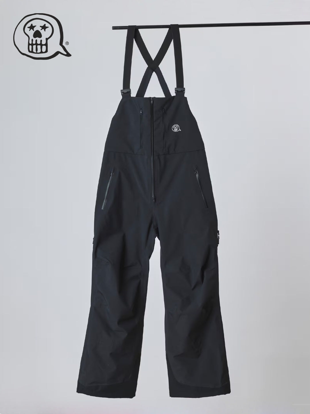 25/26モデル GENTLE BIB PANTS WIDE FIT #BLACK｜unfudge outerwear