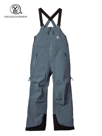 24/25モデル PEEP BIB PANTS BASIC FIT #BLUEGREY｜unfudge outerwear