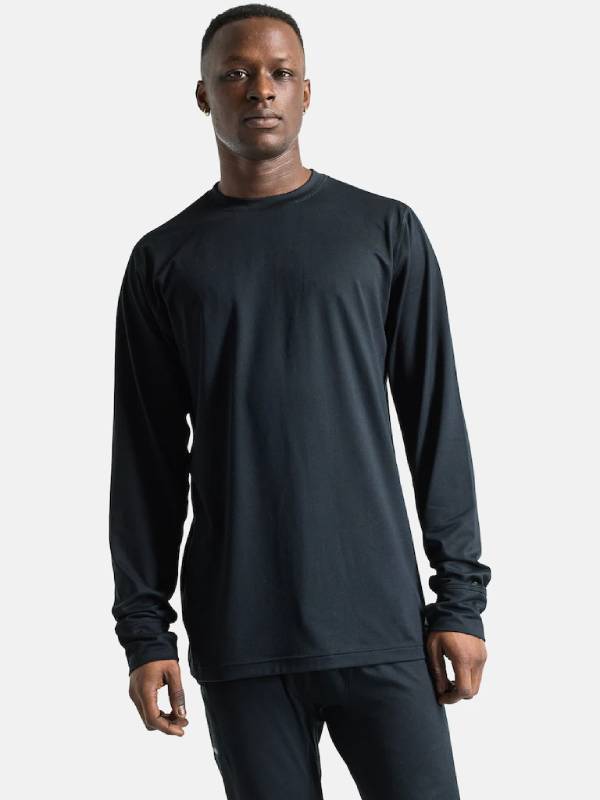 24/25モデル Men's Midweit X Base Layer Crewneck  #True Black [221921]｜BURTON