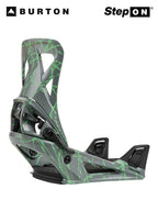 【Men】26/27モデル Men's Step On Re:Flex Snowboard Bindings #GRAY/GREENV [172831]｜BURTON