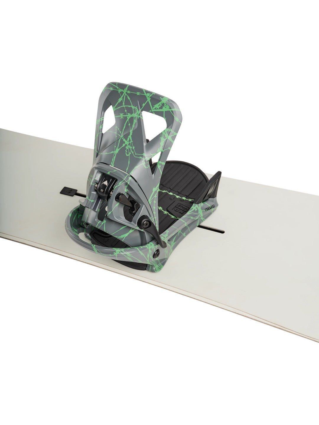【Men】26/27モデル Men's Step On Re:Flex Snowboard Bindings #GRAY/GREENV [172831]｜BURTON