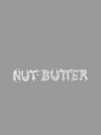 NUT-BUTTER ロゴ 転写ステッカー #WHITE｜NUT-BUTTER
