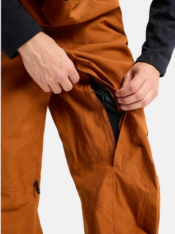 25/26モデル Men's [ak] Cyclic GORE-TEX 2L Bib Pants #CHESTNUT BROWN [220601]｜BURTON