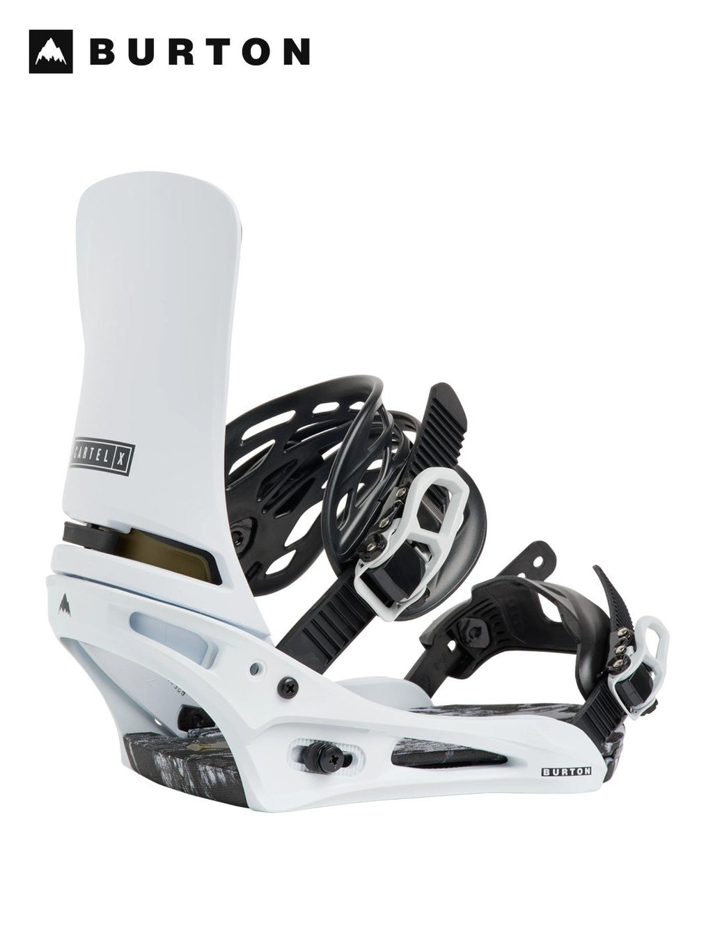 【Men】26/27モデル Men's Cartel X Re:Flex Snowboard Bindings #WHITE [222301]｜BURTON