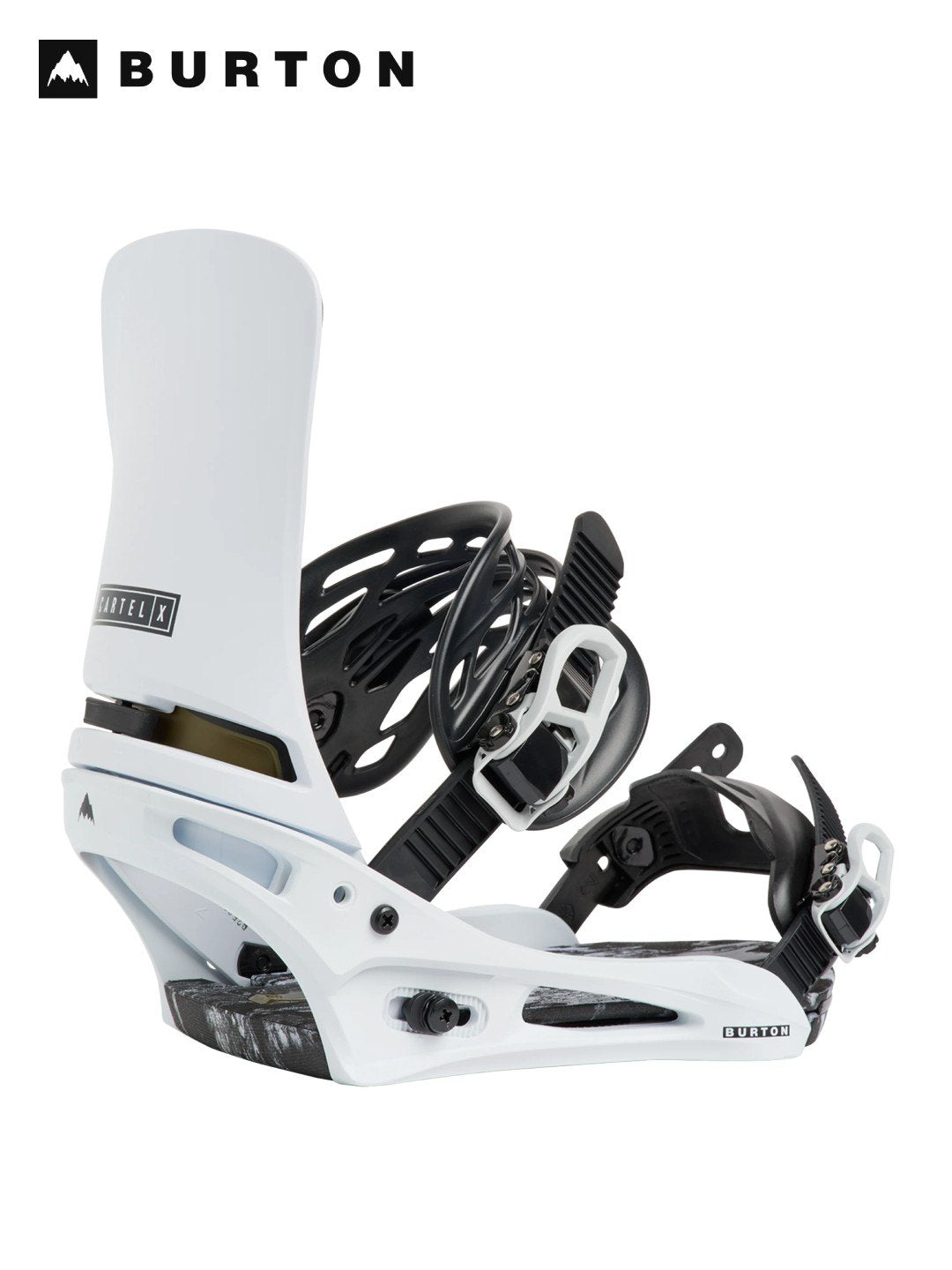 【Men】26/27モデル Men's Cartel X Re:Flex Snowboard Bindings #WHITE [222301]｜BURTON
