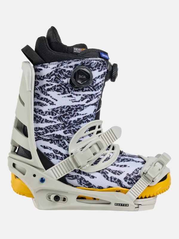 24/25モデル Men's Mission Re:Flex Snowboard Bindings #Gray Cloud [105461]｜BURTON