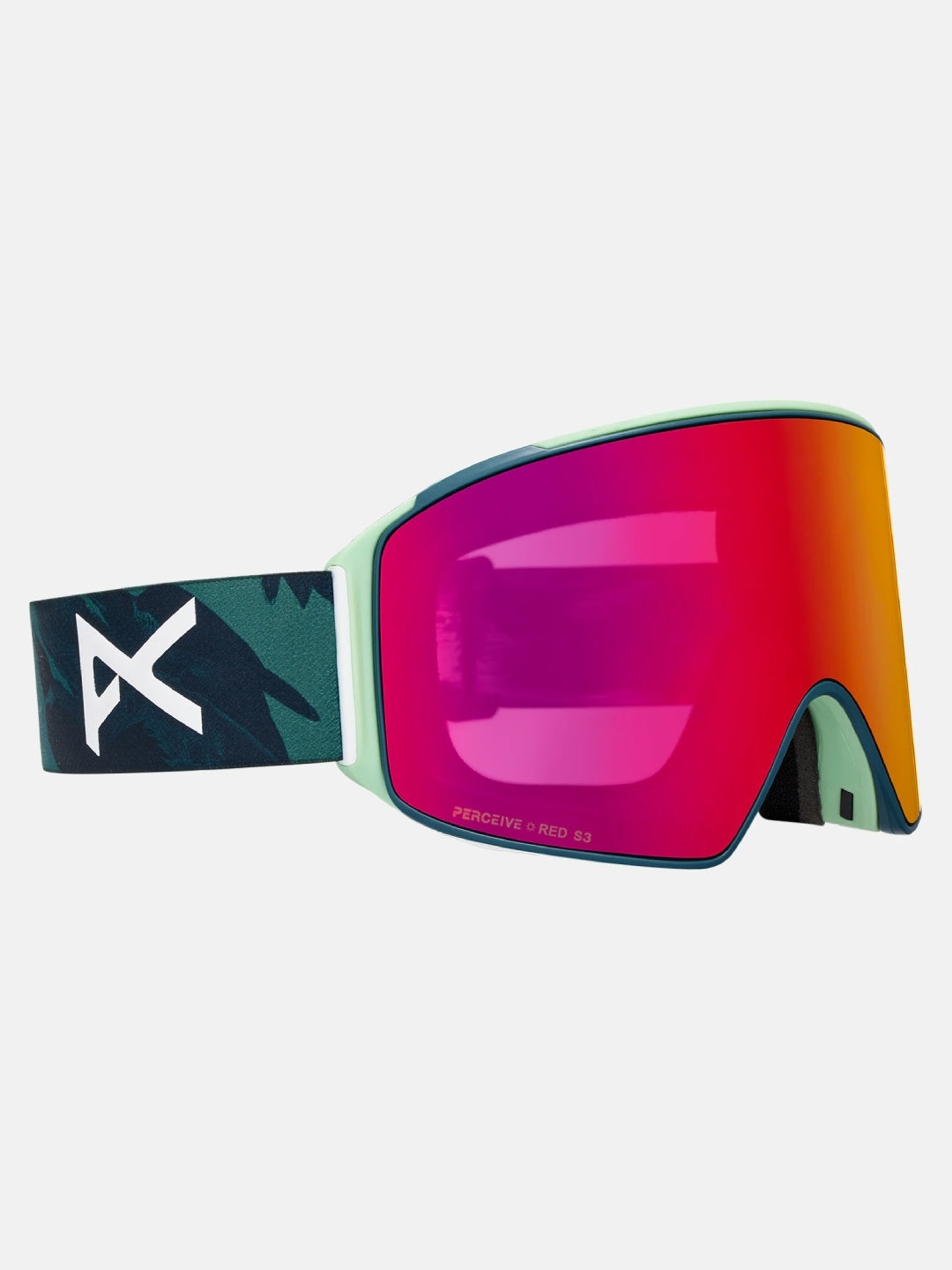 25/26モデル M4 Goggles (Cylindrical) + Bonus Lens + MFI Face Mask #Family Tree/Perceive Sunny Red [203541]｜ANON