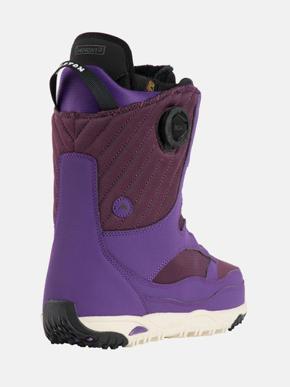 24/25モデル Women's Limelight Boa Wide Snow Board Boots #Imperial Purple [215351]｜BURTON