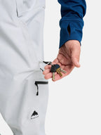 25/26モデル Men's Reserve GORE-TEX 2L Bib Pants #GRAY CLOUD [302451]｜BURTON