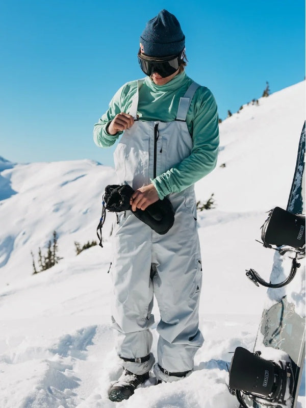 25/26モデル Men's Reserve GORE-TEX 2L Bib Pants #GRAY CLOUD [302451]｜BURTON