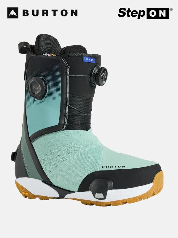 25/26モデル Men's Waverange X Step On Wide Snowboard Boots #SAGE GREEN [302931]｜BURTON