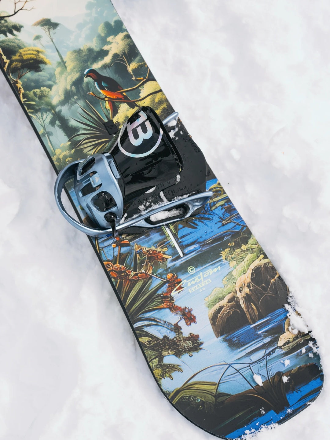 25/26モデル Men's Custom Camber Snowboard #JUNGLE [106881] 【大型商品】｜BURTON