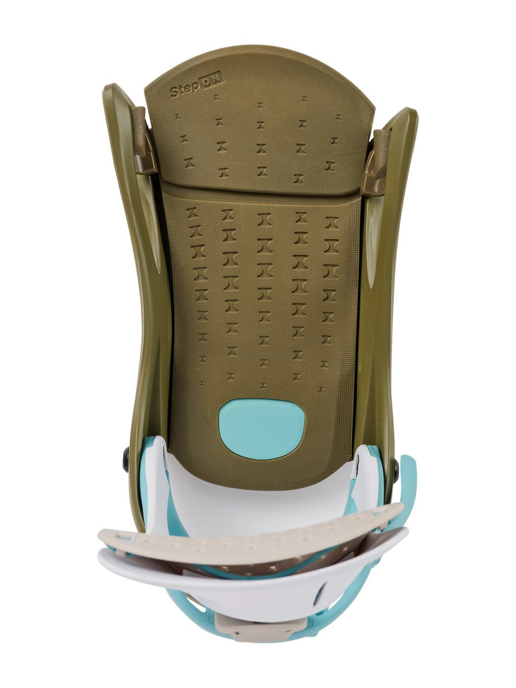 【Men】26/27モデル Men's Step On Genesis Re:Flex Snowboard Bindings #WHITE/DRIED MOSS [229601]｜BURTON
