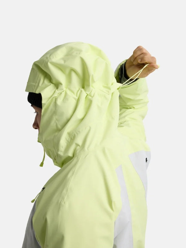 25/26モデル Men's Reserve 2L 3-In-1 Jacket #GLOW YELLOW GREEN/GRAY CLOUD [304841]｜BURTON