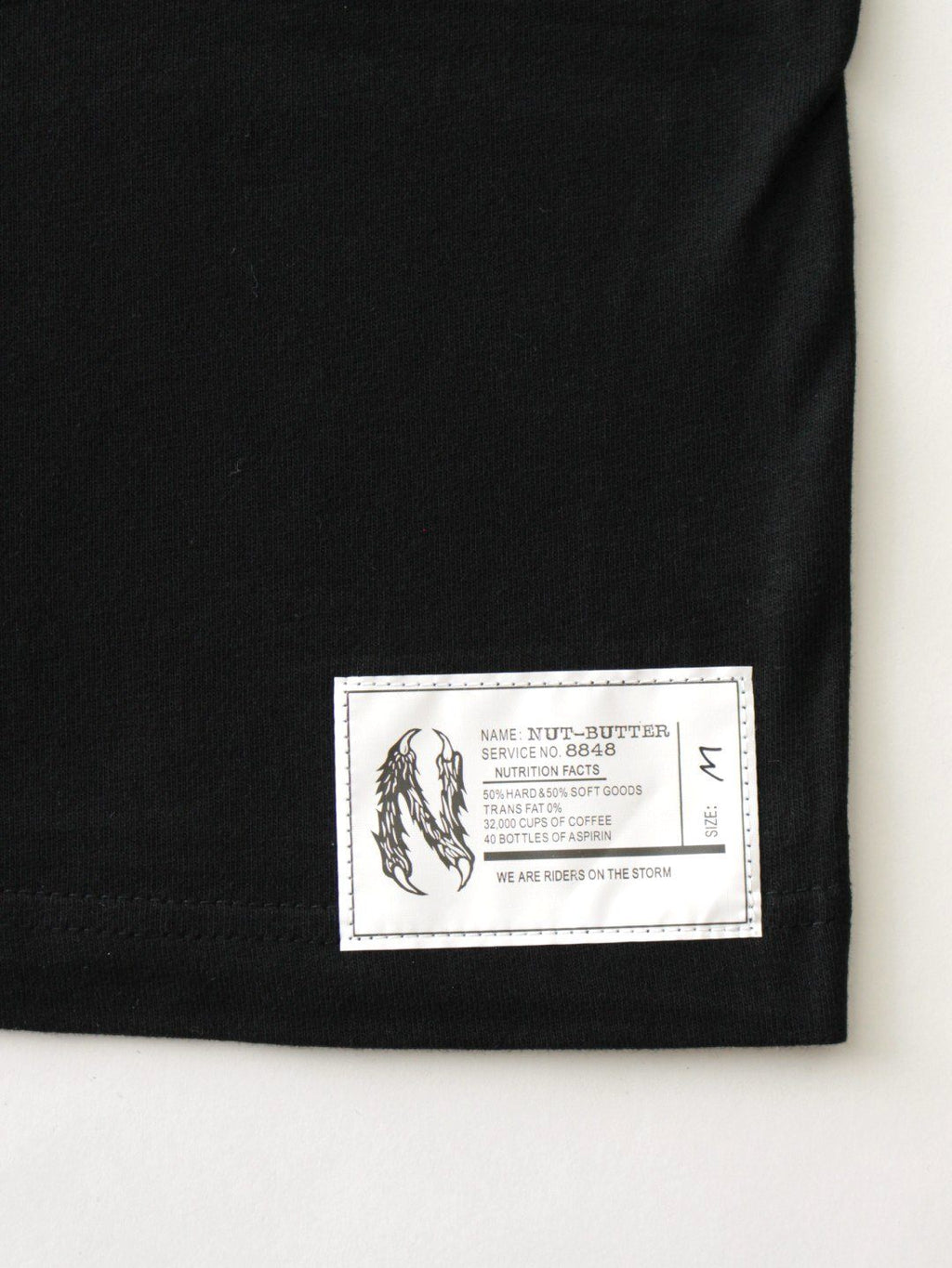 NUT-BUTTER 5.6オンス ビッグシルエット Ｔ #BLACK｜NUT-BUTTER
