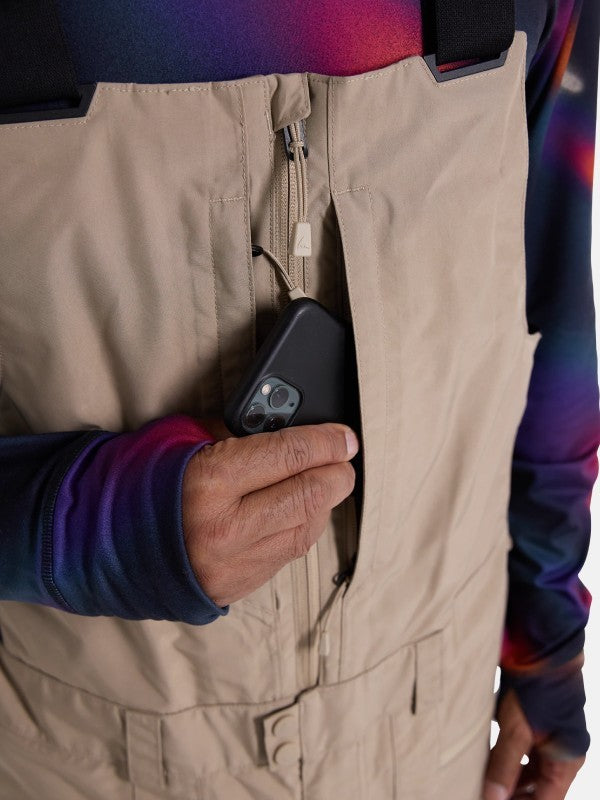 24/25モデル Men's Reserve GORE-TEX Bib Pants #Summit Taupe [205541]｜BURTON