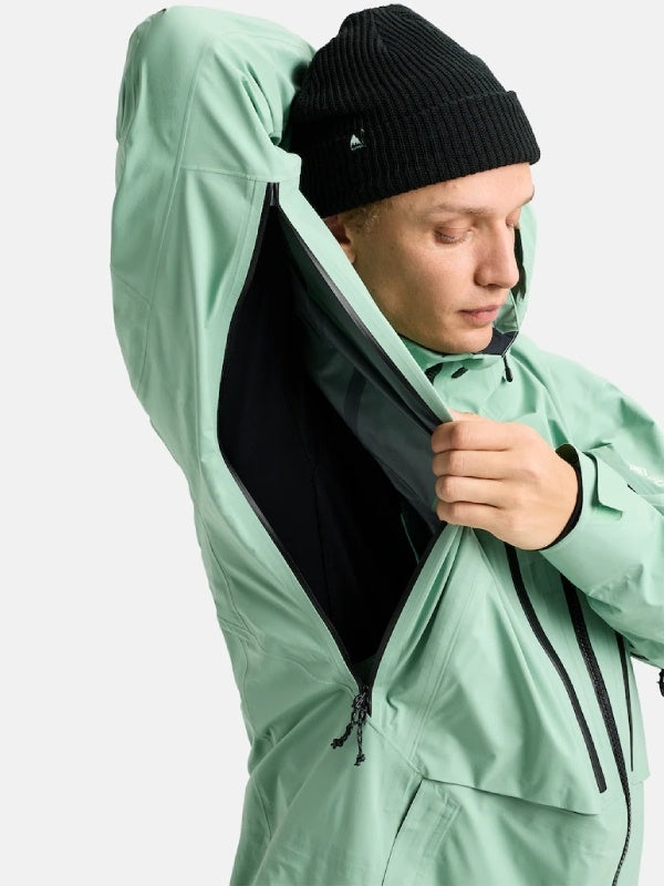 25/26モデル Men's [ak] Hover GORE‑TEX C-Knit 3L Stretch Jacket #SOFT SAGE [100131]｜BURTON
