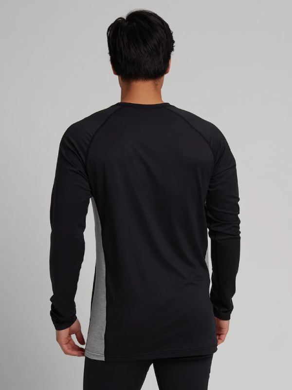 MDWT X Base Layer Crew #T Blk/Gry Hthr [221921]｜BURTON