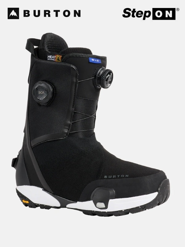 25/26モデル Men's Waverange X Step On Wide Snowboard Boots #BLACK [302931]｜BURTON