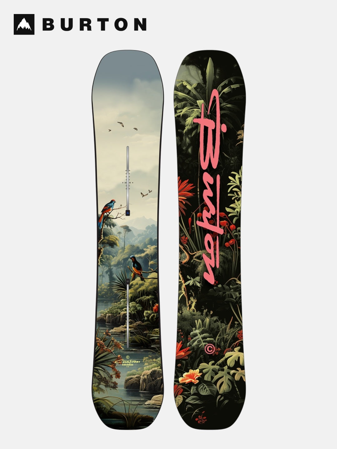 25/26モデル Men's Custom Camber Snowboard #JUNGLE [106881] 【大型商品】｜BURTON