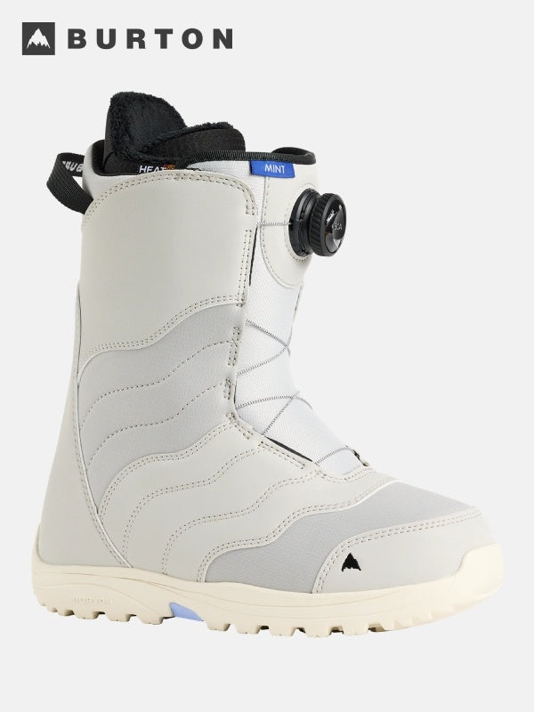 25/26モデル Women's Mint BOA Wide Snowboard Boots #GRAY CLOUD [131771]｜BURTON