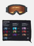 25/26モデル Helix 2.0 Goggles Non-Mirror #STEALTH/AMBER [185291]｜ANON
